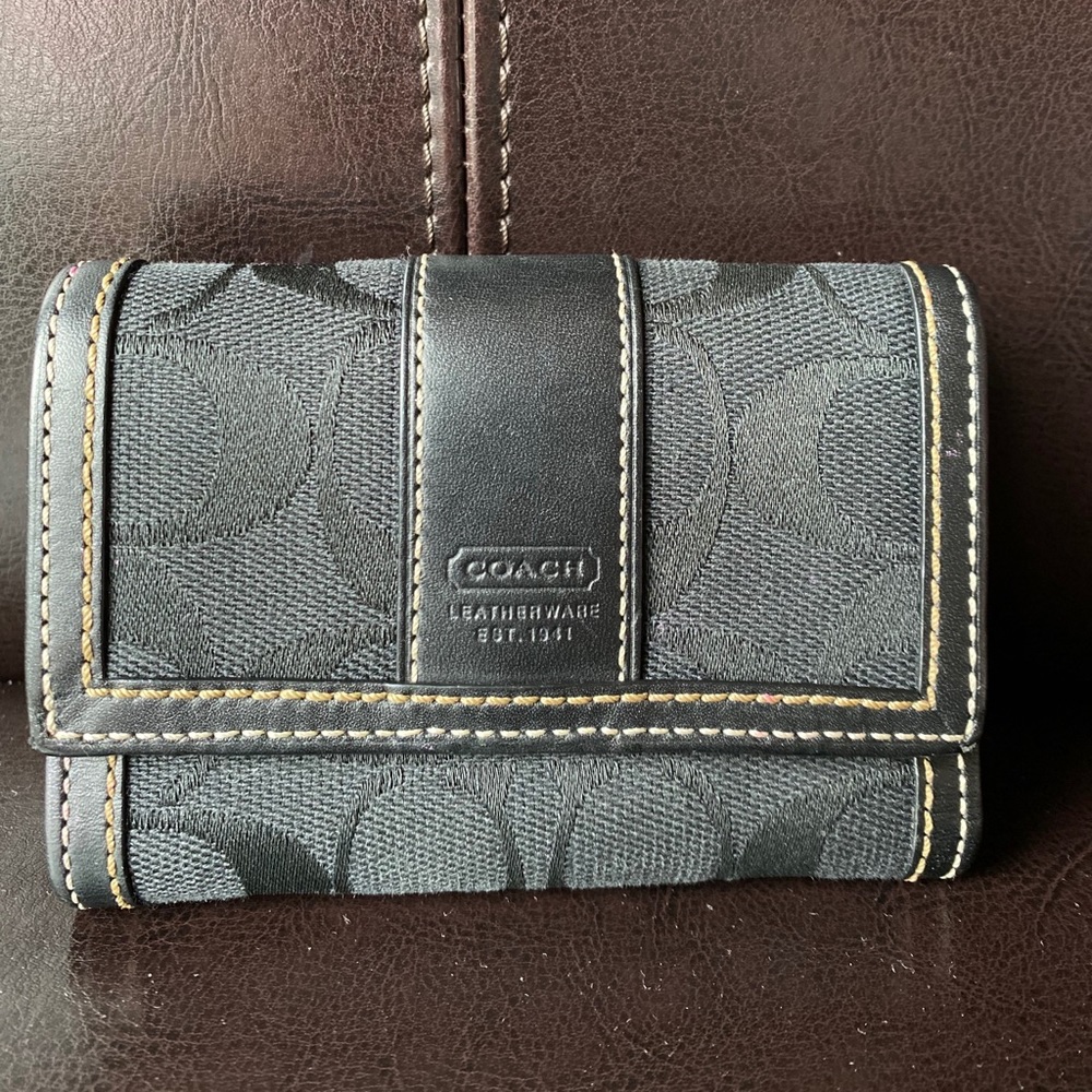 Coach compact wallet